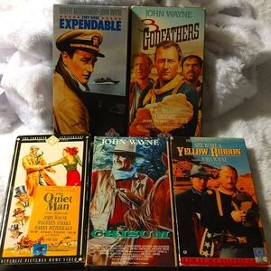 VHS| John Wayne Collection of 5 Movies